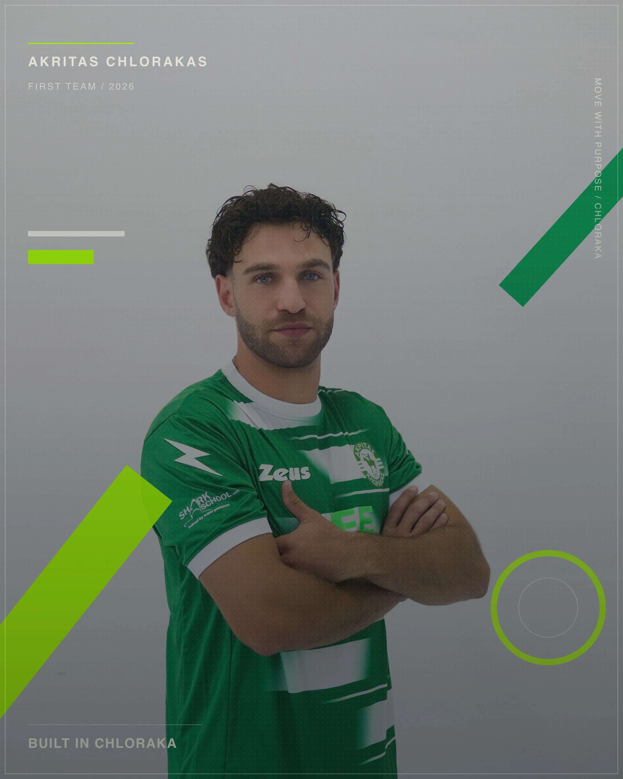 Fotis Kotsonis in official Akritas player hero artwork